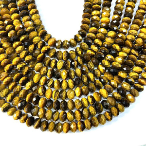 2024 Wholesale Stone Bead Manufacturer Genuine Natural 8mm Gemstone Bead tiger Eye Stone Loose Bead for Jewelry Making