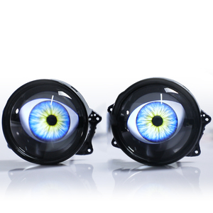 6 Pattern Mode Switching <strong>3</strong>-Inch Projector Demon Eyes <strong>LED</strong> Headlight for Cars Devil Eye with Remote Control New Condition - Product Image 4