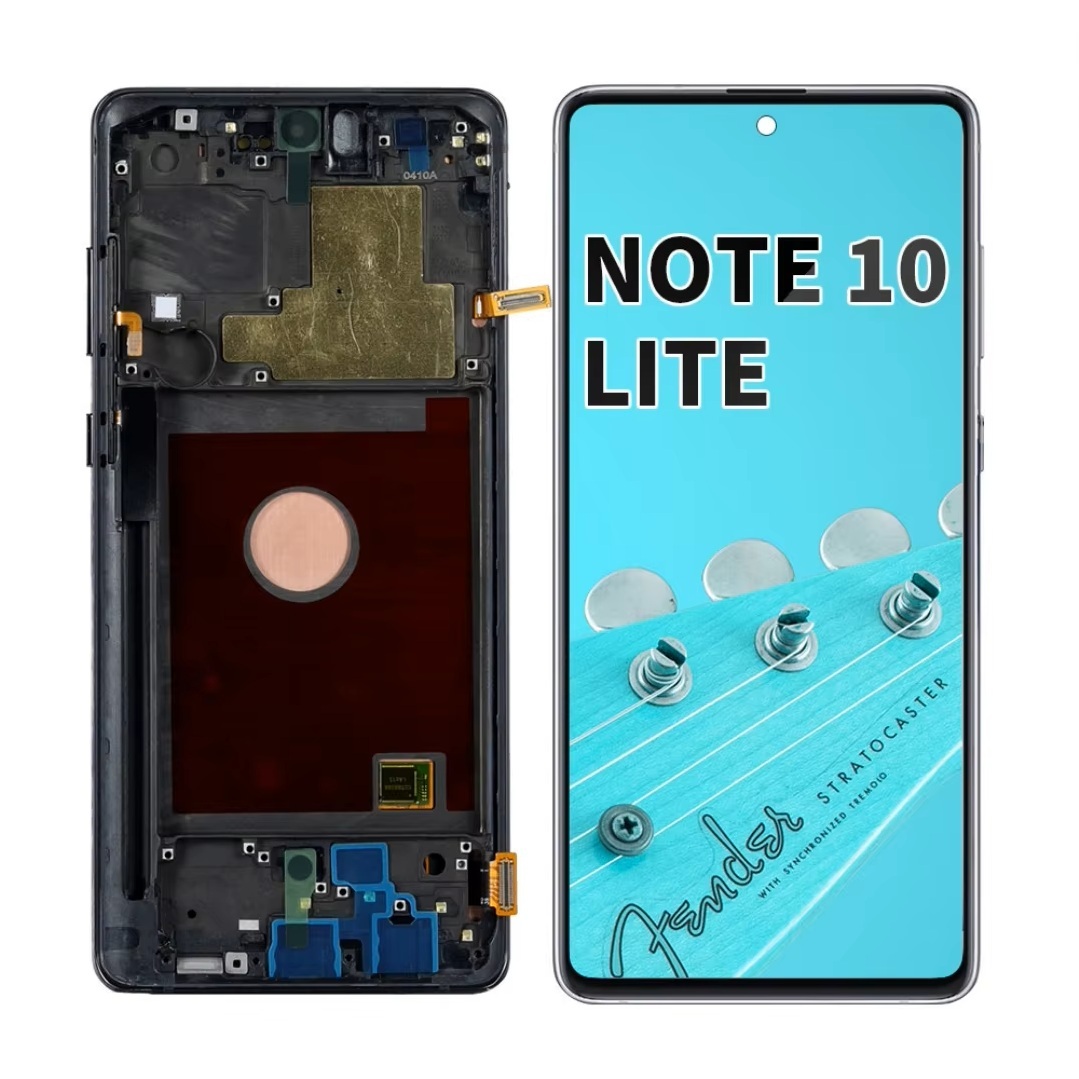 Pour Samsung Note 10 Lite avec cadre