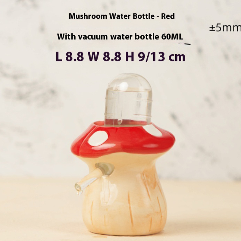 Little Mushroom Water Bottle - Red (with Vacuum Bottle)