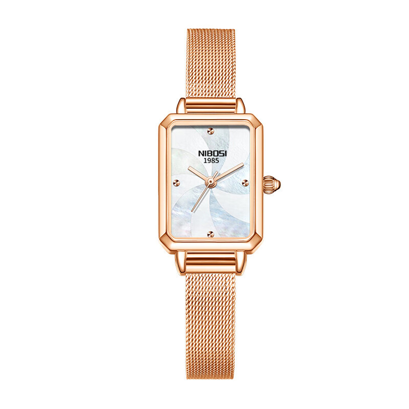 Rose white-Mesh belt