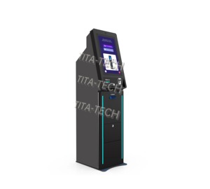 Amusement Cash Redemption Tico Ticket Printer Redemption Terminal Cash Out Qr Code Scanner Self Service Machine BTM Kiosk - Product Image 1