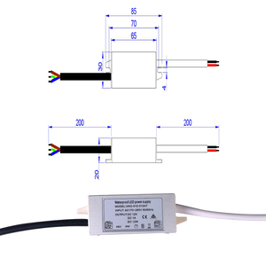 ミニスリムLedドライバ12w 15w 20wオプション110v 220v ~ 12v 1 Amp Ip67 LEDモジュール用防水電源 - Product Image 6