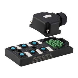 SUEL Ip67 24V Dual Channel 5Pin actuador distribuidor M12 caja de conexiones de 6 posiciones con conector PCB - Product Image 2