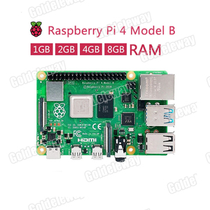 Raspberry Pi Entwicklungsbrett 100% Original Raspberry Pi 4 Modell B 1/2/4/8 GB RAM einzelnes Brett Computer Python Entwicklungsbrett