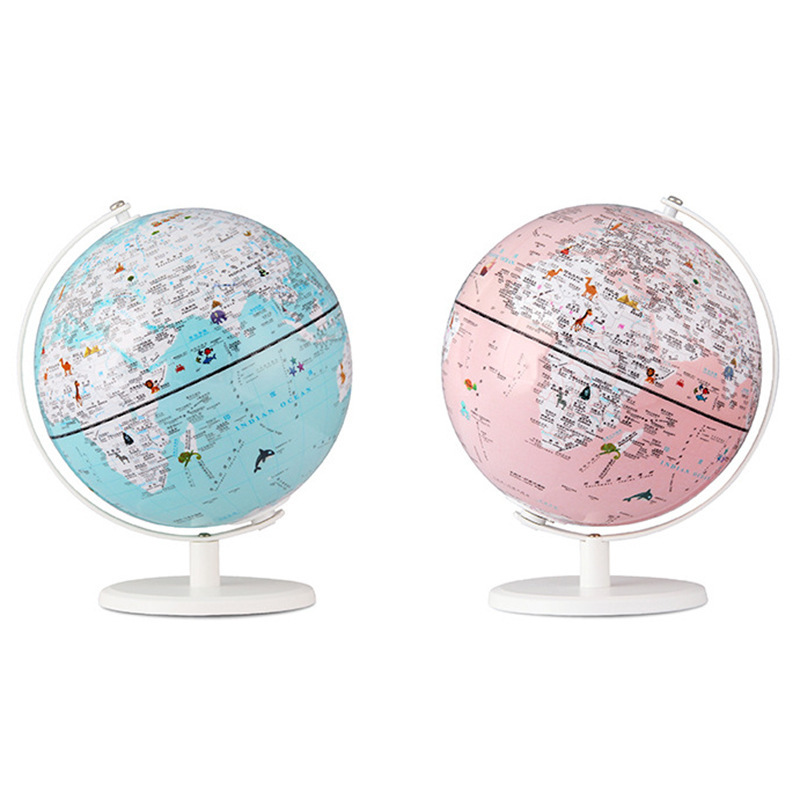 Angel blue 20cm metal base plug-in lamp, AR 4PC set