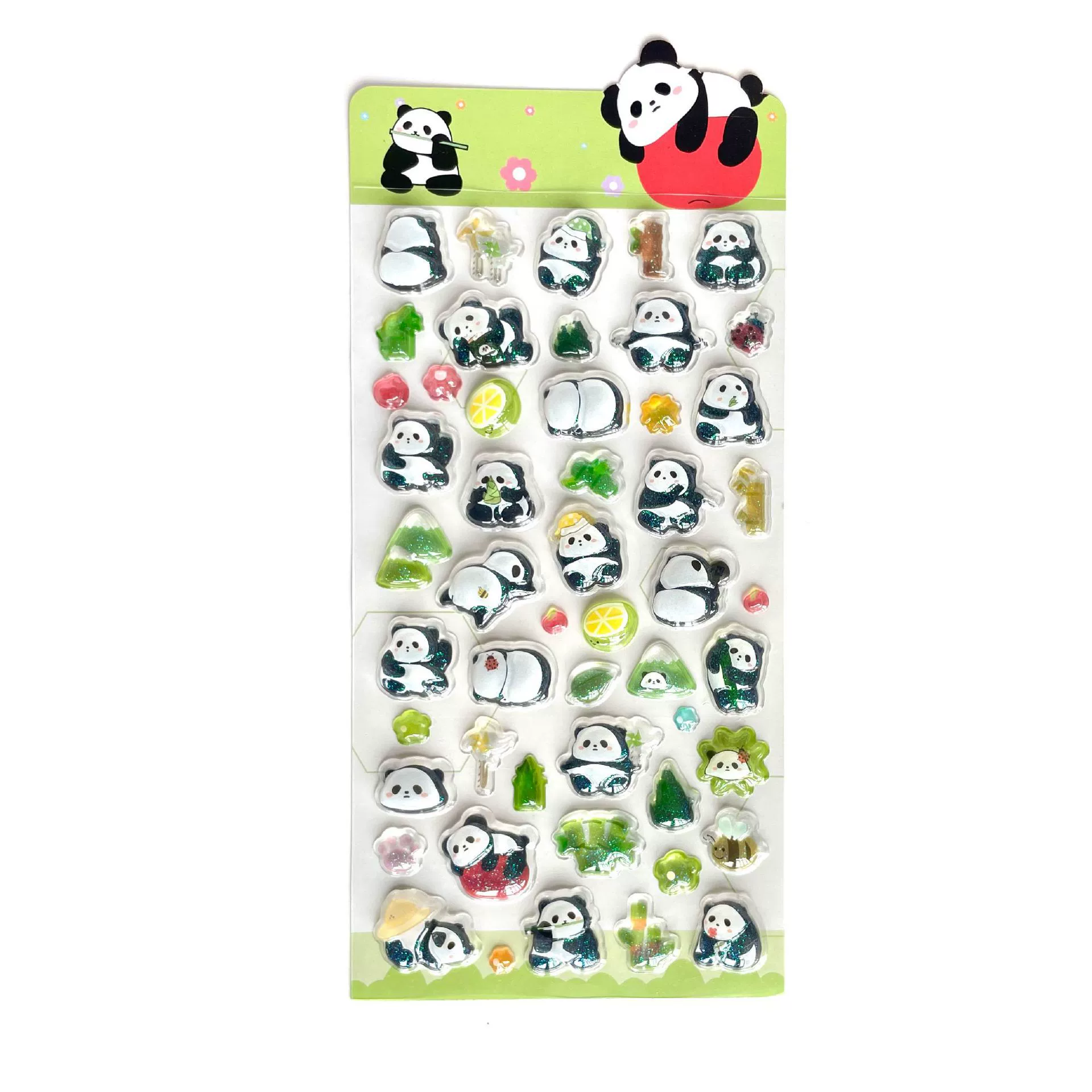 Pandas géants verts