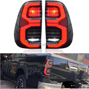 โบราณไฟท้าย LED สําหรับ Toyota hilux 2015 2016 2017 2018 2019 2020 ไฟท้ายแบบไดนามิกไฟเลี้ยวด้านหลังสําหรับ hilux - Product Image 5