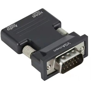 HD <strong>Computer</strong> Display for H DMI Female to VGA Male Adapter Converter with Audio for Projector &amp; Set-Top Box - Product Image 4