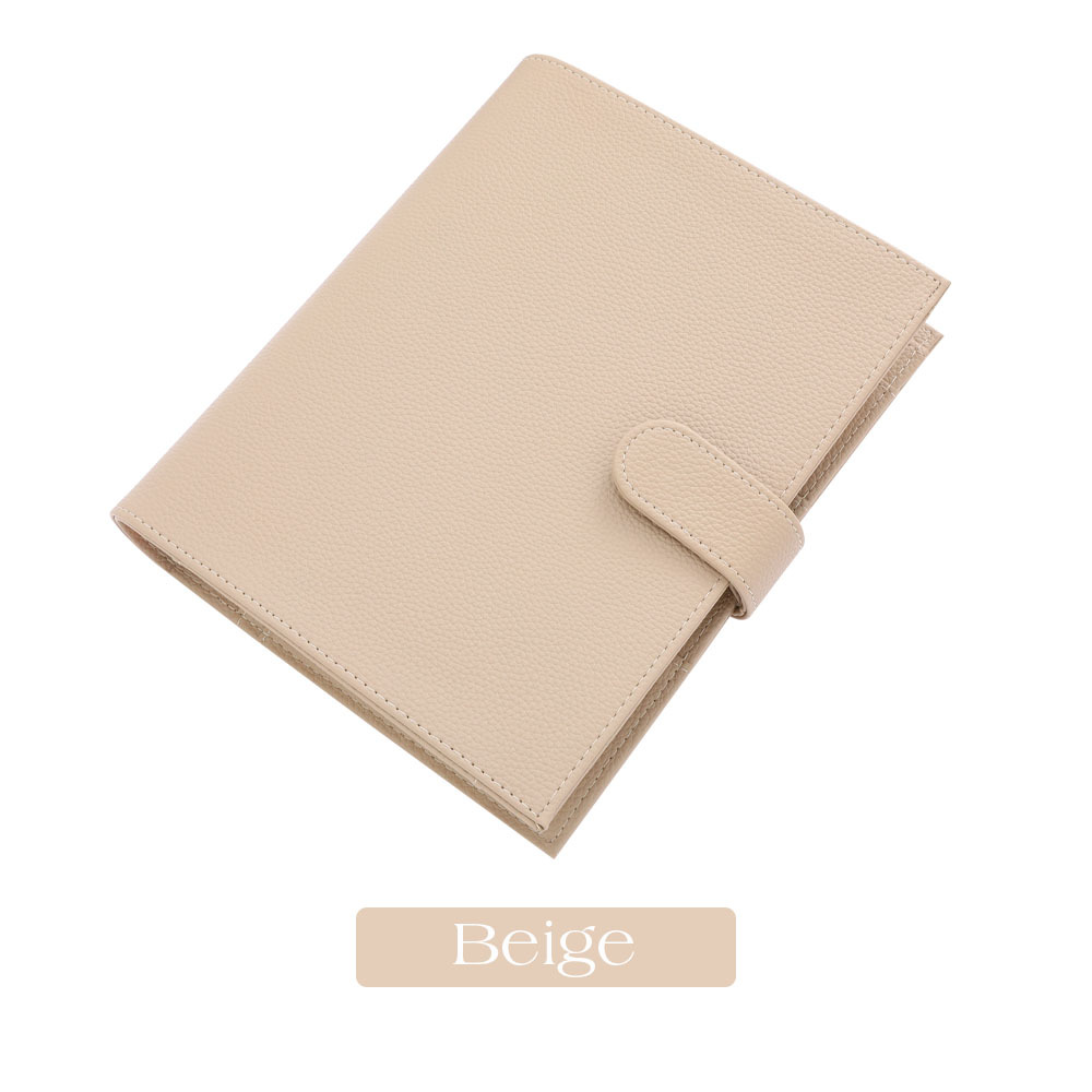 Beige with Gold Rings