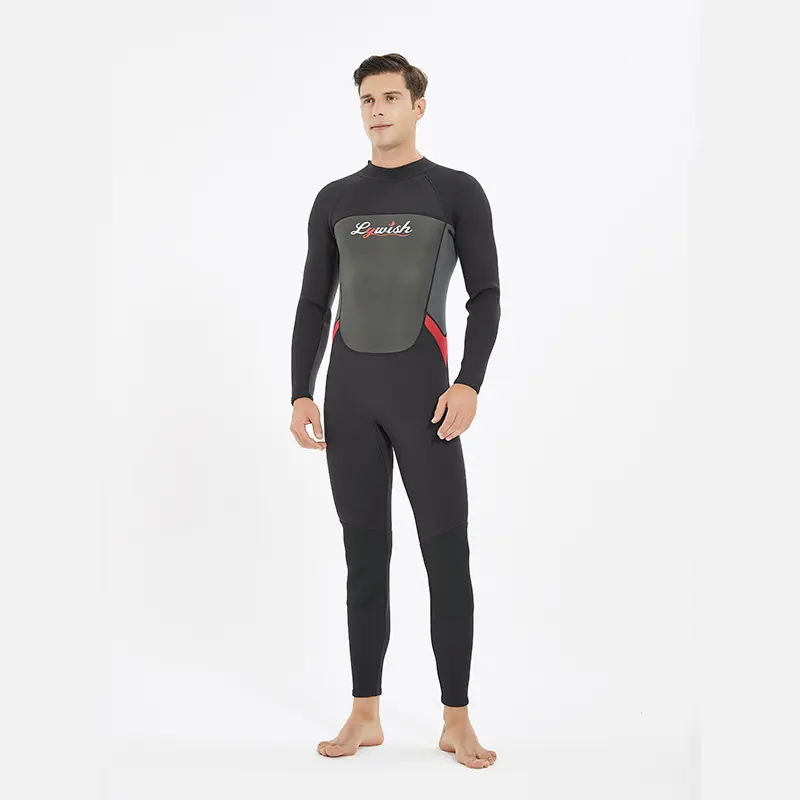 Custom Herren Wet Suit Neopren Custom Logo Neopren anzüge Ganzkörper 3mm Tauchanzug Surf Neopren anzüge