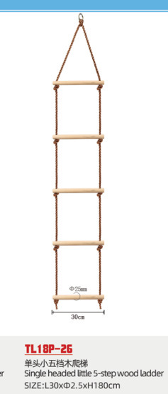 Escalera de madera pequeña de cinco engranajes con cabezal único múltiple