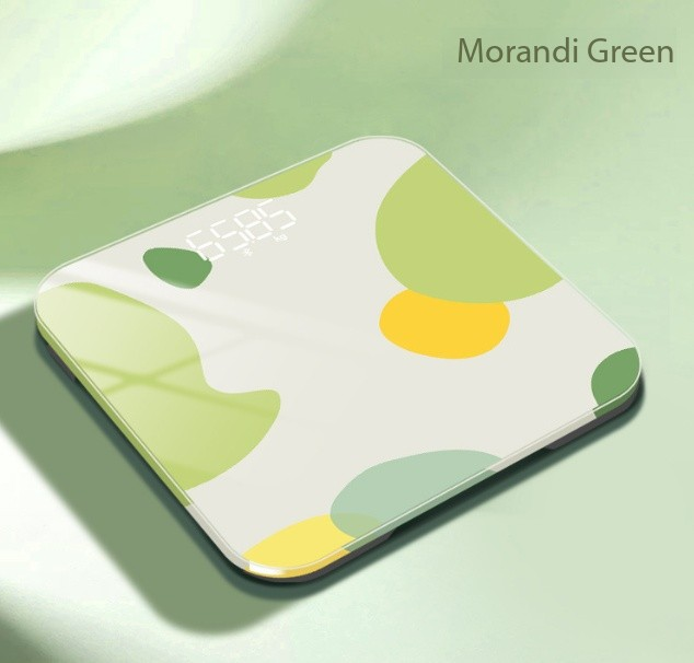 Báscula de grasa corporal verde Morandi
