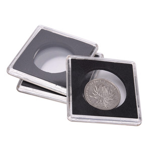 กล่องเก็บเหรียญอะคริลิค2x2กล่องใสสำหรับใส่เหรียญ - Product Image 1