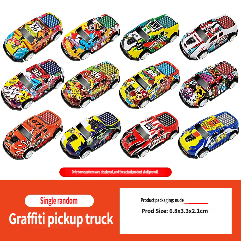 Camioneta de graffiti de 6.8 cm