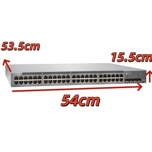 Juniper EX3400-48T verwalteter Ethernet-Switch mit stapelbarem PoE SNMP QoS VLAN 4G Kapazität Neu und Lager