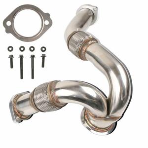 Turbocharger up Pipe Set Y-Pipe <strong>Header</strong> for 03-07 Ford 6.0L Power Stroke Diesel - Product Image 1