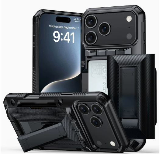 Porte-cartes intégré B Gunmetal