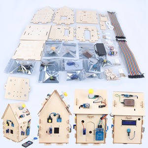 Kit di fabbrica IoT Kit di sensori per la casa intelligente fai da te casa in legno Open Source C/C + codice stelo scienza Starter Kit per ArduIDE