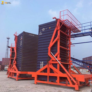 Equipo de carga y descarga de contenedores de 20 pies en funcionamiento basculante de contenedores de China - Product Image 2