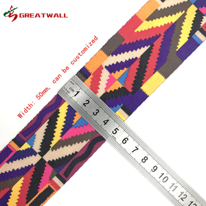 Correas con estampado de sublimación para bolsos, cinta jacquard personalizada de 50mm, venta al por mayor