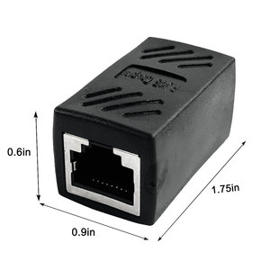 ネットワークメス-メスCat5e Cat6 8P8CイーサネットケーブルスプリッターアダプターインラインカプラーエクステンダーRJ45用 - Product Image 5