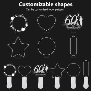 OEM bts spor toplantı Idol Cheer Prop 15 renk değişen konser parlayan akrilik sopa uzaktan kumanda el feneri sopa - Product Image 4