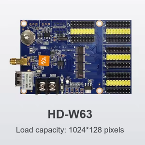 P10 singolo colore modulo Led Display scheda di controllo Huidu singolo doppio colore WIFI Controller HD-W63 - Product Image 4