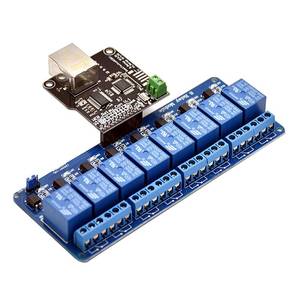 โมดูลควบคุมบอร์ดควบคุมอีเธอร์เน็ตรีเลย์8ช่องพร้อมอินเทอร์เฟซ RJ45 - Product Image 3