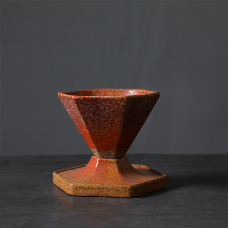 Tasse à café Diamond-style trois (rouge) 170ml