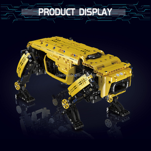 Mould King 15075 amarillo Robot perro juegos de bloques de construcción APP RC programable STEM juguete MOC rompecabezas bloques juguetes regalos de navidad - Product Image 4