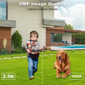 5MP Full HD Smart Battery <strong>Camera</strong> 2.5K Resolution 2.4G WiFi Bluetooth Quick Configuration Smart Battery <strong>Camera</strong> - Product Image 2