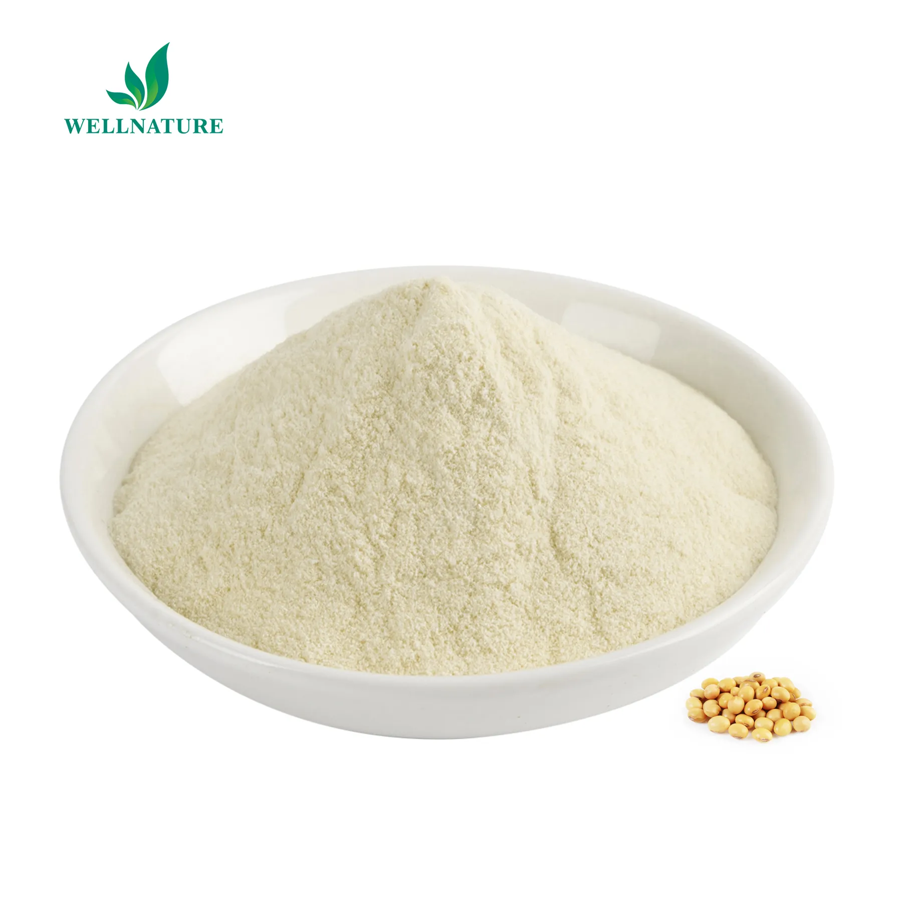Suministro de fábrica de alta calidad Proteína de guisante péptido proteína de soja 80% polvo aislado de proteína de guisante