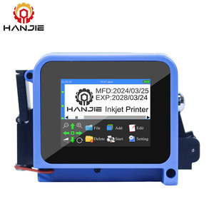 Andheld-Tinten strahl drucker für Papier Kunststoff Holz Metall Glas Chargen code Verfalls datum Tragbare Touchscreen-Codier maschine - Product Image 3