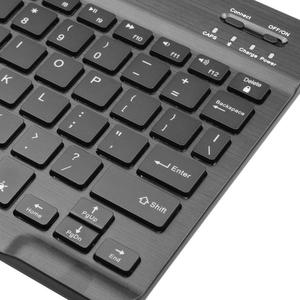 Teclado inalámbrico Bluetooth para IOS, Mac, iPad, Windows y Android, Delgado, recargable, 2,4 GHz