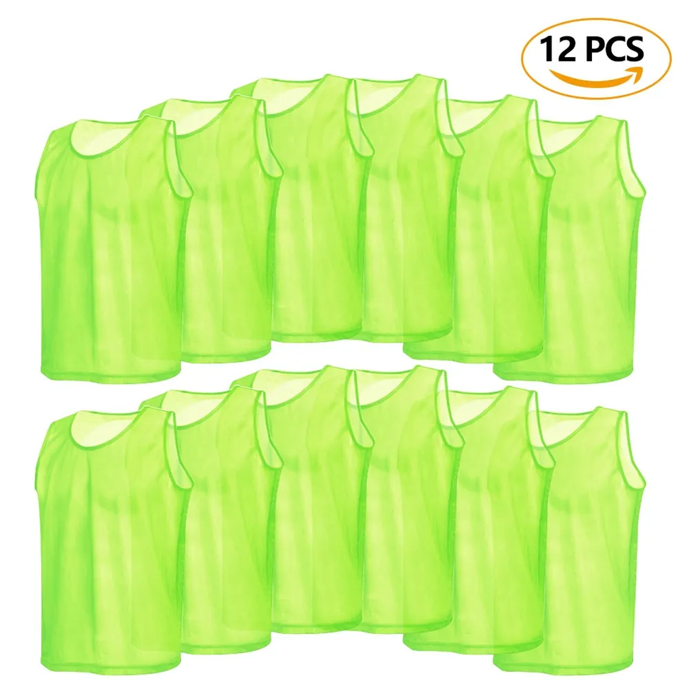 Cheap Custom Sports Mesh Pennies Soccer Bibs for Wholesales Logo Pinnies Sport Sportswear Polyester Adults Custom Designs