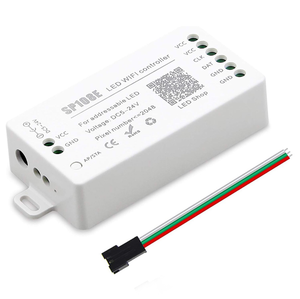 Eann DC5-24V SP108E Wi-Fi светодиодный контроллер Диммер для WS2811 WS2815 WS2801 SK6812 WS2813 SK9822 APA102C RGB светодиодные пиксели - Product Image 3