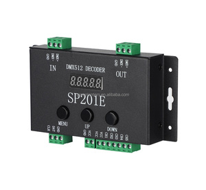 SP201E <strong>DMX512</strong> <strong>Decoder</strong> DMX to SPI Signal <strong>Controller</strong> <strong>Decoder</strong> Addressable RGB IC Pixel <strong>LED</strong> Strip RGB WW 5 CH Output <strong>WS2811</strong> <strong>WS2811</strong> - Product Image 2