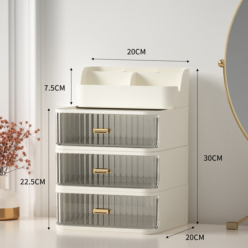 3-layer pen holder - white