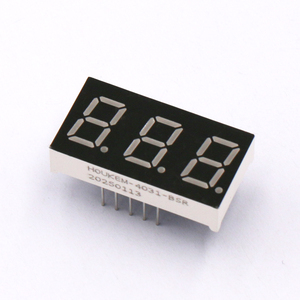 <strong>Numeric</strong> <strong>Led</strong> <strong>Display</strong> Houkem-4031-bsr 0.4 Inch 7 Segment <strong>Led</strong> <strong>Display</strong> 3 Digit Super Red - Product Image 2