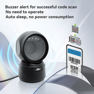 Scanner di codici a barre da tavolo circolare JR T27H codice a barre codice a barre 1D 2D supporto di vendite a buon mercato con servizio OEM gratuito - Product Image 4