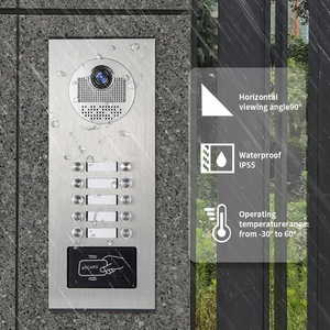 Customized Low Price Waterproof HD 720P Camera Smart <strong>Intercom</strong> Unlocking Function <strong>Video</strong> <strong>Intercom</strong> <strong>Systems</strong> for Apartment&amp;<strong>Buildings</strong> - Product Image 5