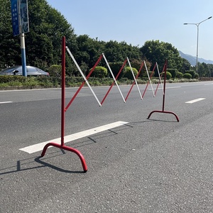 Toptan özel kontrol sarı genişleyen yol güvenliği demir trafik genişletilebilir bariyer - Product Image 5