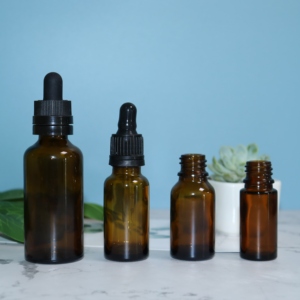 1OZ 2 OZ 3OZ 15ml 30ml 60ml 120mlボストンラウンドエッセンシャルオイル2オンスボトルパープルドロッパーボトルガラスドロッパーボトル - Product Image 3