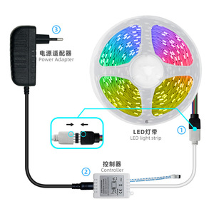 12V 5M 10M 5050 2835 RGB müzik Sync renk değiştirme uzaktan App Wifi kontrolü esnek akıllı Led şerit işık - Product Image 5