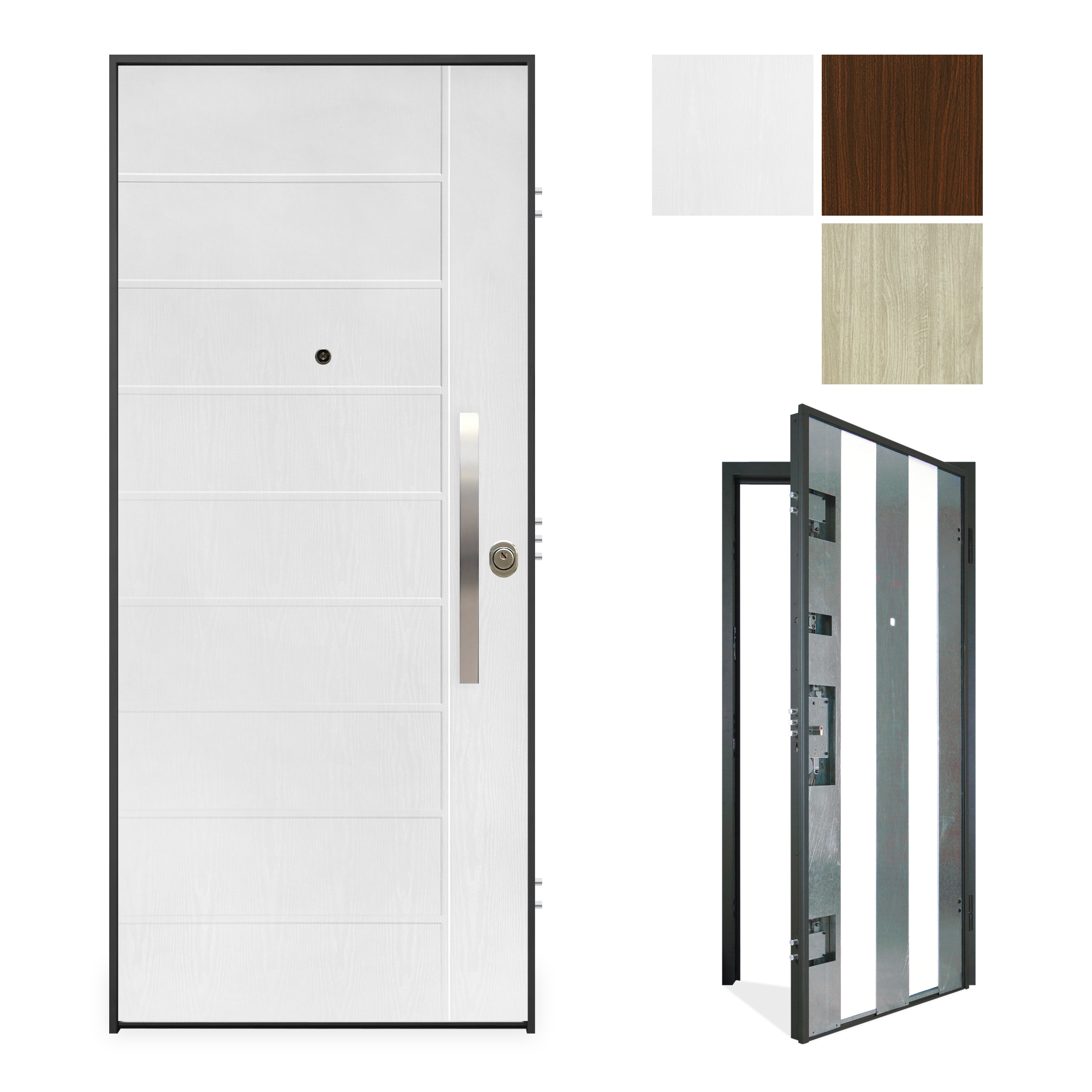 Int:White, Ext:White/Walnut/Larch/Others upon request