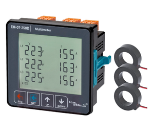 Samwha-Dsp EM-07-60D Digital Protect Multimeter Dreiphasen-Volt-Ampere-Frequenz messer 3P & 4W - Product Image 3