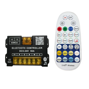 RGBCW LED-Licht regler DC 5-24V 50A Fernbedienung RGB CCT-Controller LED-Dimmer für Lichtbänder