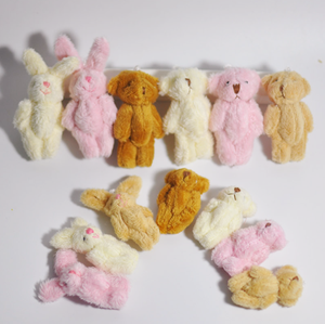 Custom Gifts Bag Soft Cute Mini <strong>Jointed</strong> Plush Animal Bear Rabbit <strong>Toy</strong> - Product Image 5