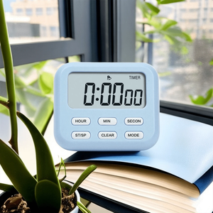 Nuovo schermo digitale LCD quadrato Timer magnetico da cucina cottura cottura conteggio conto alla rovescia orologio di sonno Timer cronometro - Product Image 5